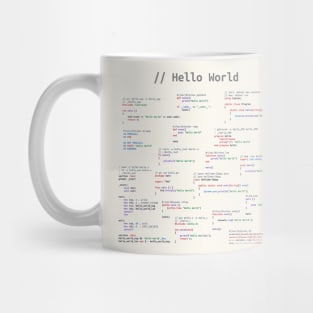 Hello World (Light Theme) Mug